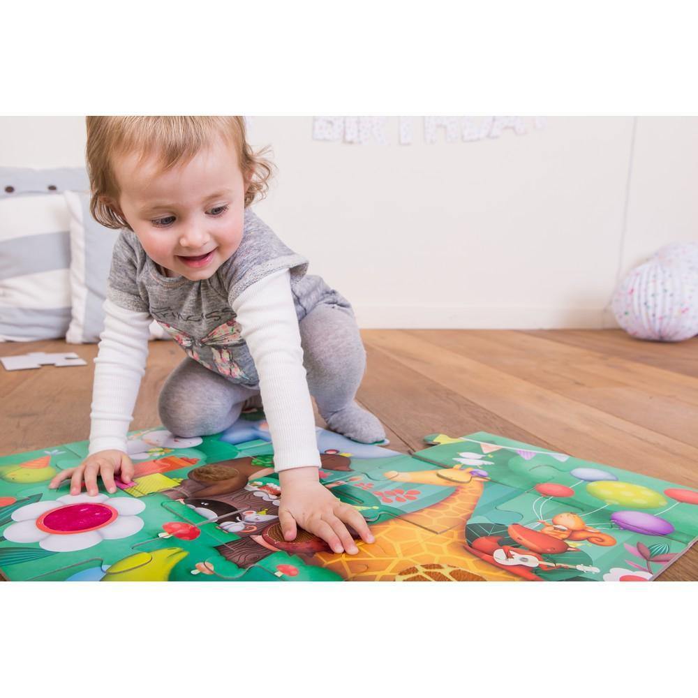 Tapintható puzzle - Állati party-Eureka KIDS-4-Játszma.ro - A maradandó élmények boltja