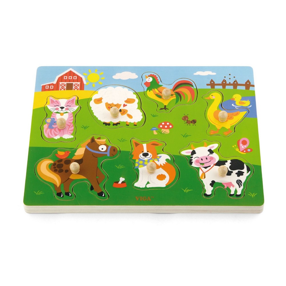 Hangos 7 darabos Puzzle - Háziállatok, Viga