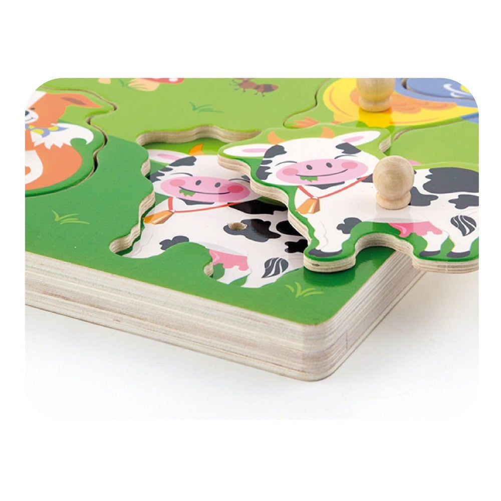 Hangos 7 darabos Puzzle - Háziállatok, Viga