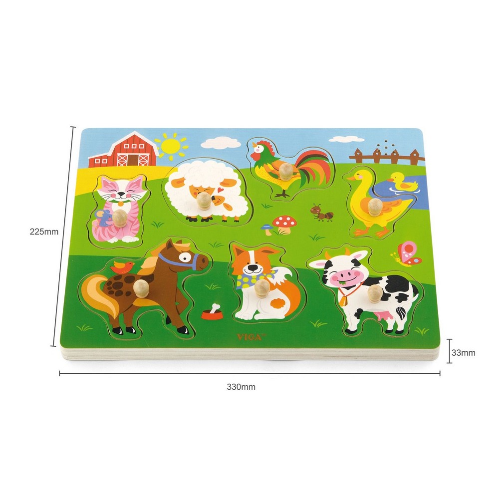 Hangos 7 darabos Puzzle - Háziállatok, Viga