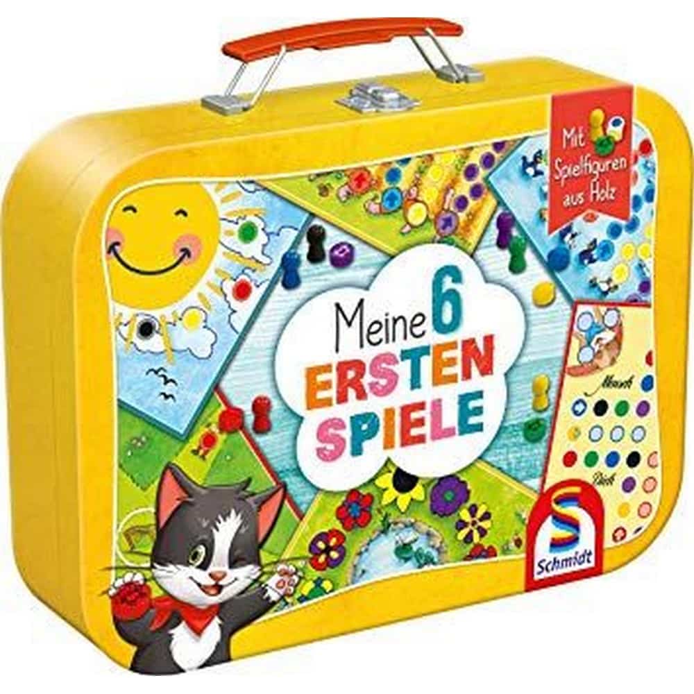 Az első hat játékom fémdobozban többnyelvű társasjáték