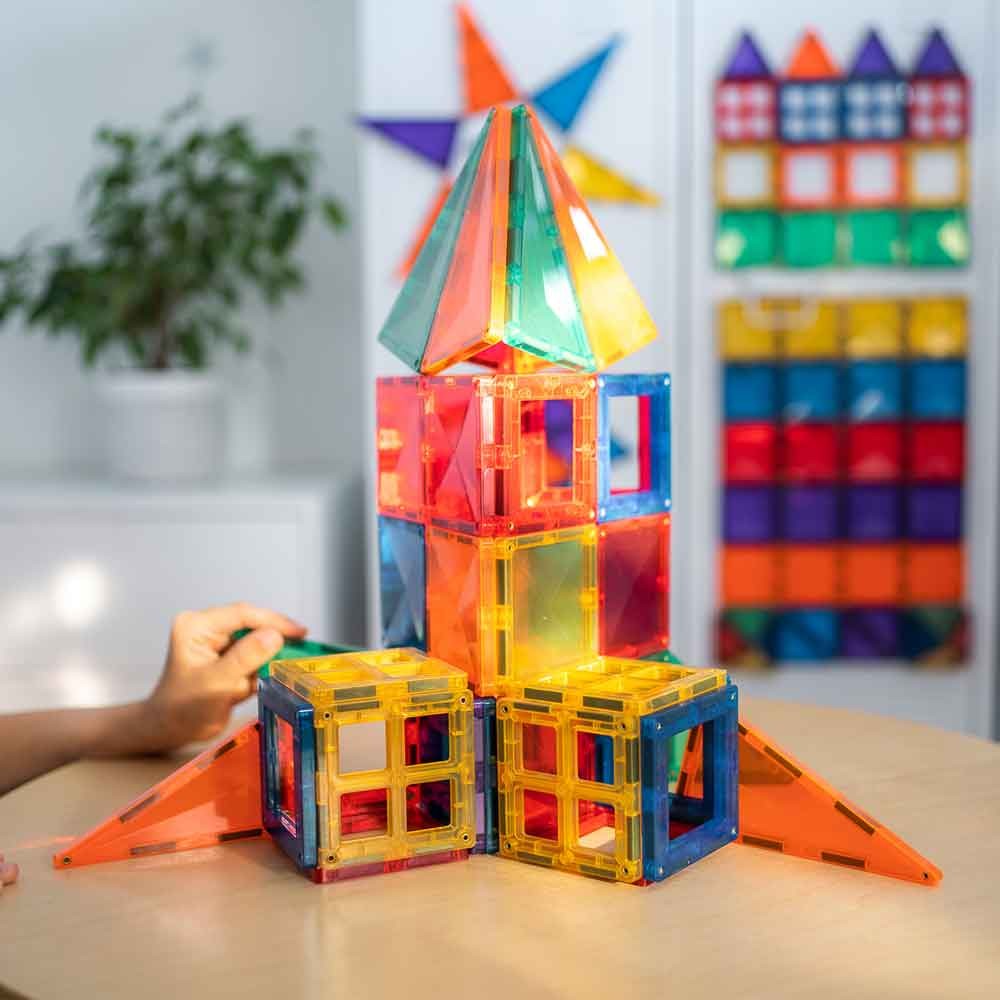 Connetix Magnetic Tiles, Starter Pack 62 darab