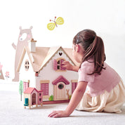 Cottontail Cottage babaház, prémium minőségű fából - 13 komponens, retró stílusú bútor - Tender Leaf Toys-Tender Leaf Toys-7-Játszma.ro - A maradandó élmények boltja