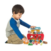 Noé bárkája - Állatforma rendező, prémium minőségű fából - Noah's Shape Sorter Ark - 23 darab - Tender Leaf Toys-Tender Leaf Toys-3-Játszma.ro - A maradandó élmények boltja