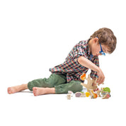 Fán lakó állatok, prémium minőségű fából - Stacking Garden Friends - 16 darab - Tender Leaf Toys-Tender Leaf Toys-5-Játszma.ro - A maradandó élmények boltja