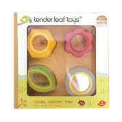 Vizuális érzékszervi tálka, prémium minőségű fából - Audio Sensory Tray - 5 darab - Tender Leaf Toys-Tender Leaf Toys-1-Játszma.ro - A maradandó élmények boltja