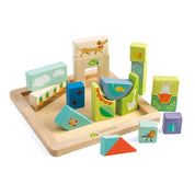Oktató puzzle kerti illusztrációkkal, prémium minőségű fából - Garden Patch Puzzle - 17 darab - Tender Leaf Toys-Tender Leaf Toys-3-Játszma.ro - A maradandó élmények boltja