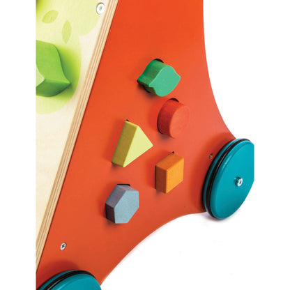 Járóka kerti tevékenységekkel, prémium minőségű fából - Baby Block Walker - 10 tevékenységek - Tender Leaf Toys-Tender Leaf Toys-6-Játszma.ro - A maradandó élmények boltja