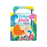 Vidám dínók – matricás foglalkoztató