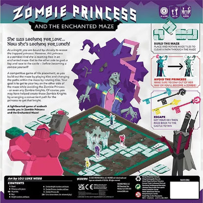 Zombie Princess and the Enchanted Maze angol nyelvű társasjáték