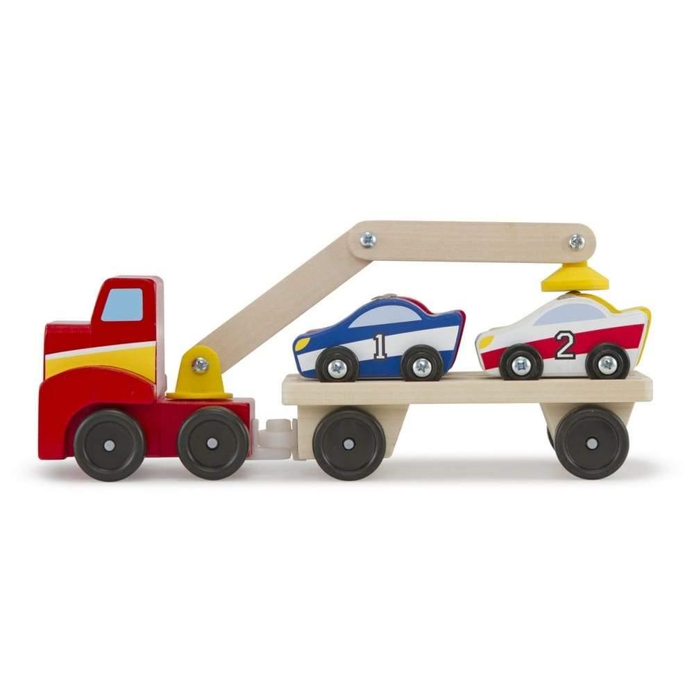 Melissa & Doug Fa jármű, Mágneses autószállító-Melissa&Doug-4-Játszma.ro - A maradandó élmények boltja