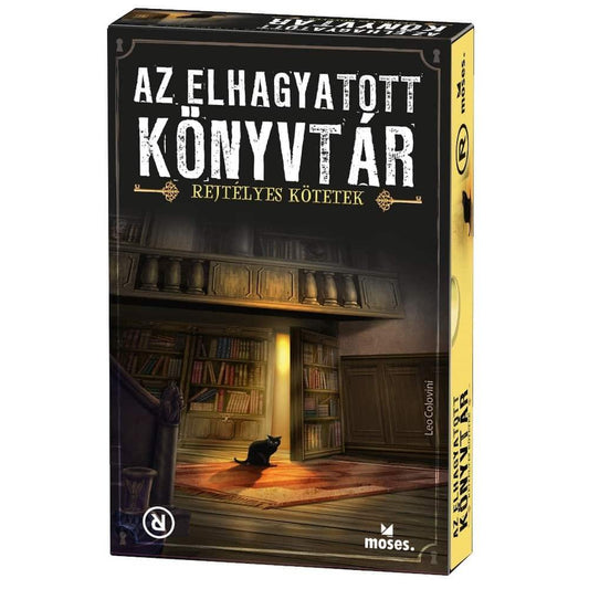 Az elhagyatott könyvtár szabaduló társasjáték - Játszma.ro - A maradandó élmények boltja