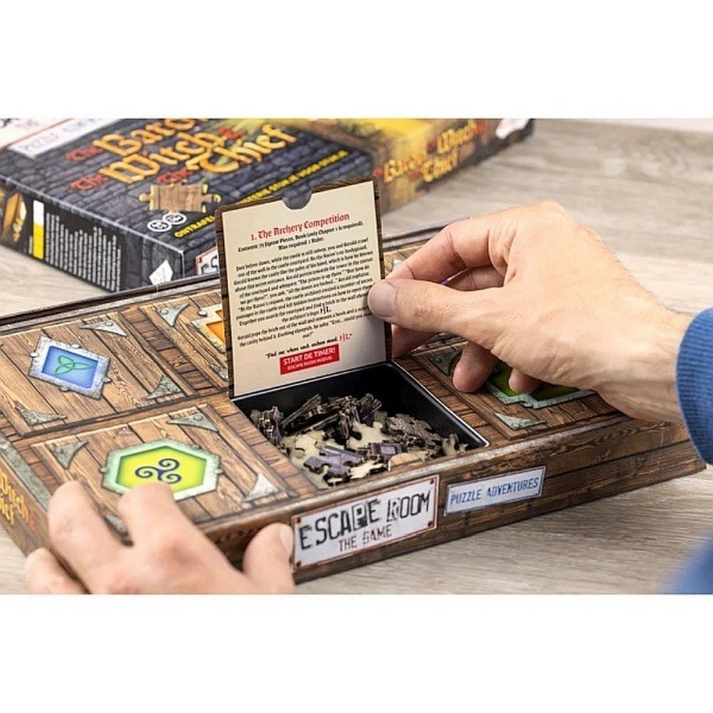 Escape Room Puzzle Kaland - A báró, a boszorkány és a tolvaj magyar nyelvű társasjáték