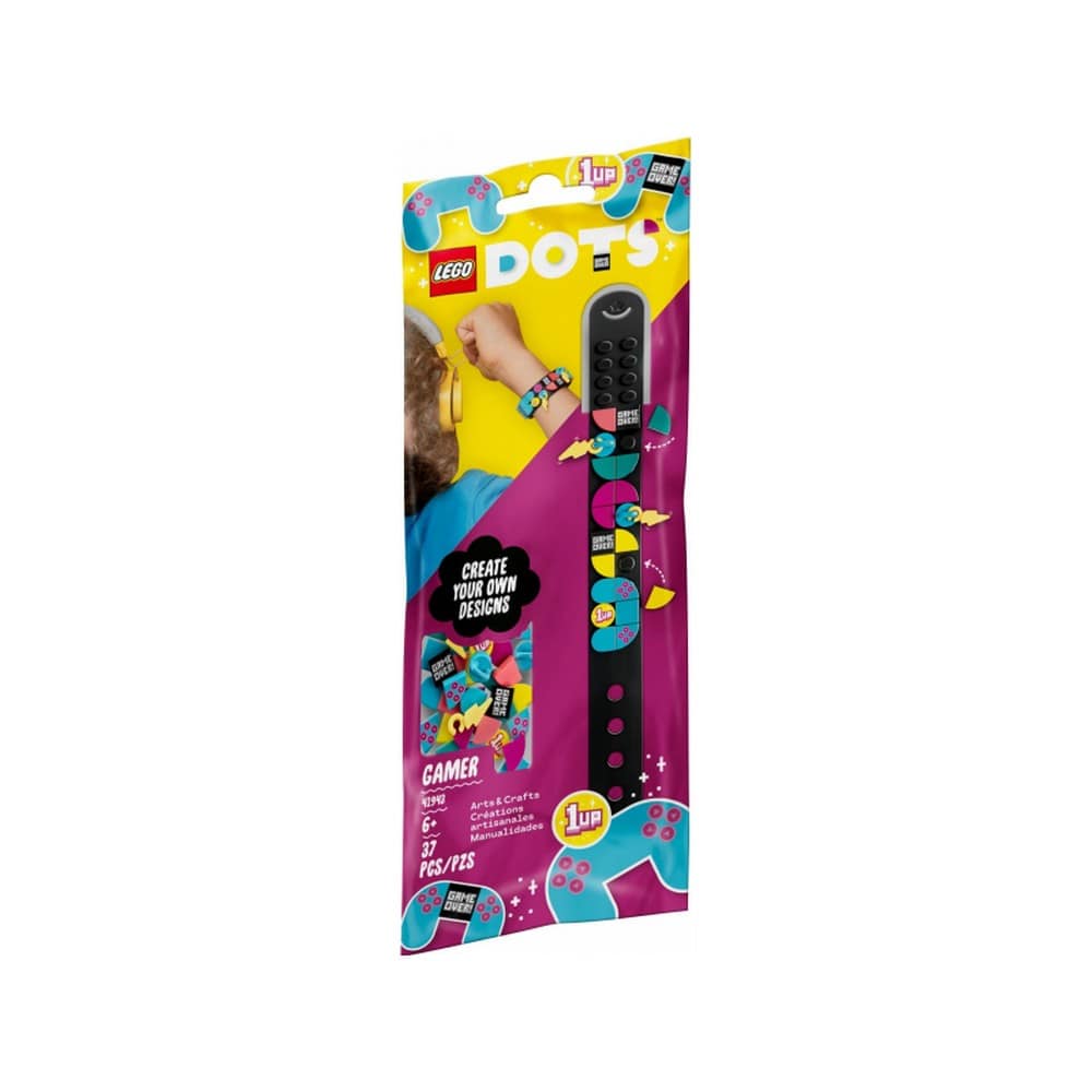 LEGO Dots Gamer karkötő kiegészítőkkel 41943 37 darabos