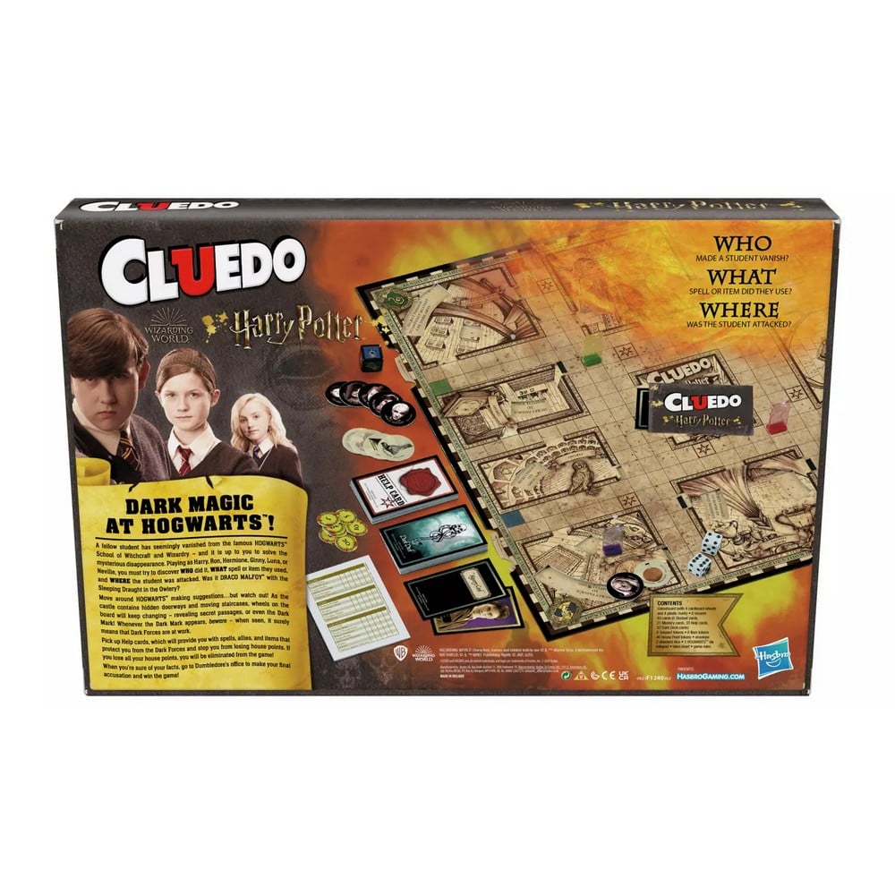 Cluedo: Harry Potter Angol kiadás angol nyelvű társasjáték