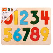 Számos 10 darabos fa formakirakó puzzle, Viga