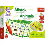 Állatok oktatójáték mágikus tollal többnyelvű társasjáték