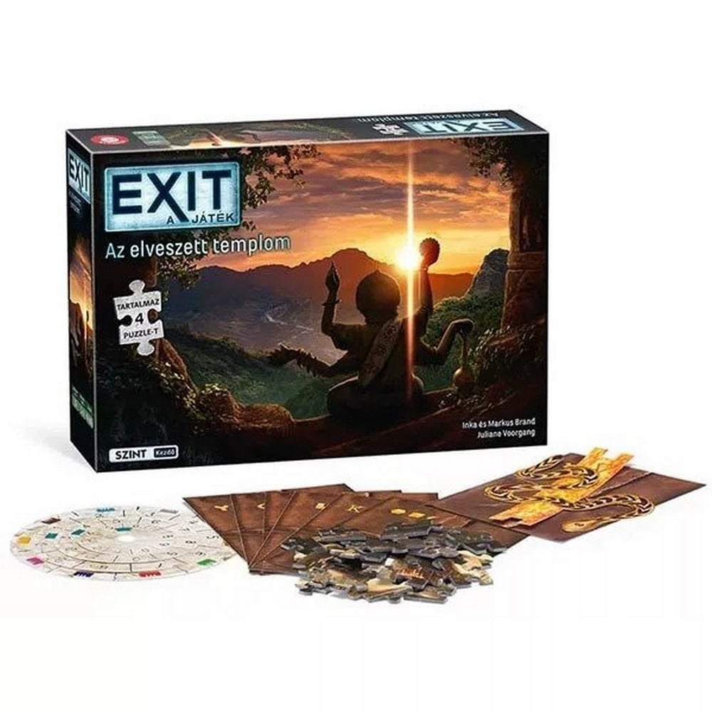 Exit - Az elveszett templom tarsasjatek + puzzle