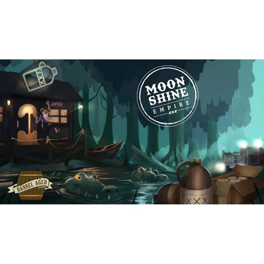 Moonshine Empire Deluxe Edition angol nyelvű társasjáték