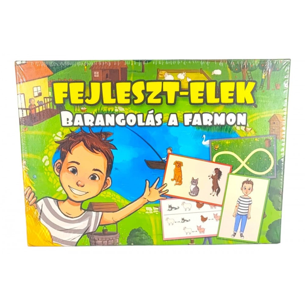 Fejleszt Elek  Barangolás a farmon magyar nyelvű társasjáték