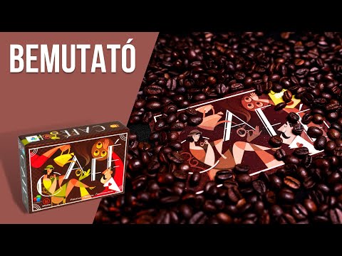 Café (kiegészítővel és promókártyával) magyar nyelvű társasjáték