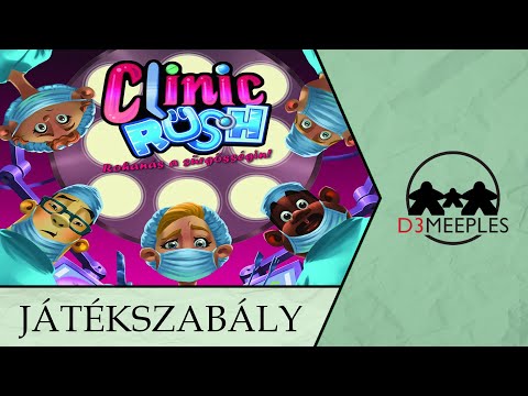Clinic Rush: Rohanás a sürgősségin! magyar nyelvű társasjáték