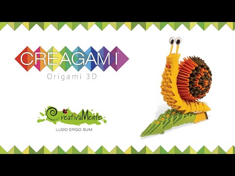 Creagami - 3D origami készlet, Csiga