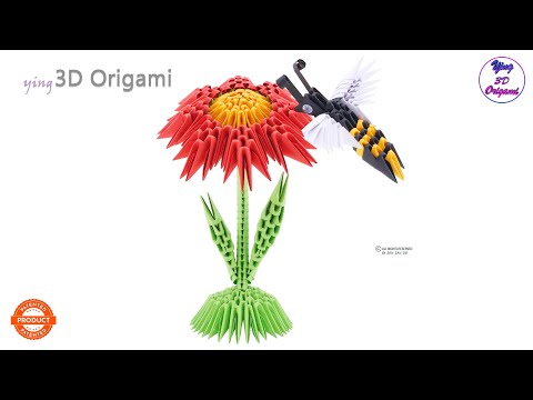 Creagami - 3D origami készlet, Méhecske