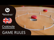 Mini Crokinole Készlet – Gőzölt Bükk magyar nyelvű társasjáték