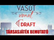 Vasútvonal Tűzvörös kiadás magyar nyelvű társasjáték