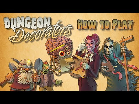 Dungeon Decorators angol nyelvű társasjáték