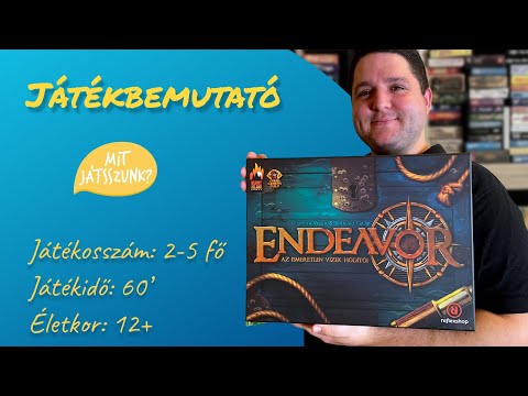 Endeavor: Az ismeretlen vizek hódítói magyar nyelvű társasjáték