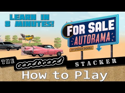 For Sale Autorama angol nyelvű társasjáték