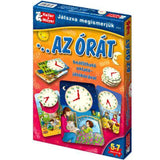 Játszva megismerjük az órát magyar nyelvű társasjáték