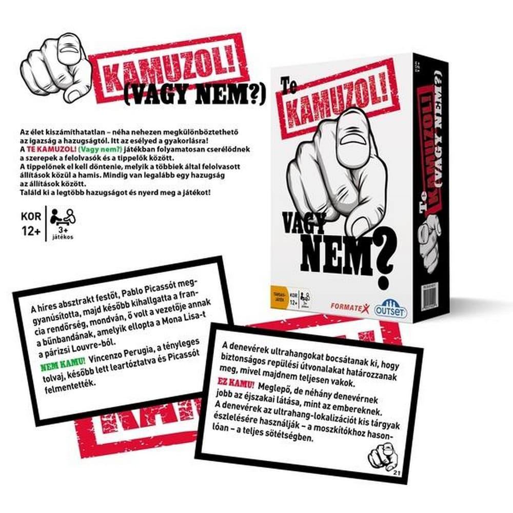 Te kamuzol! Vagy nem?-Formatex-2-Játszma.ro - A maradandó élmények boltja