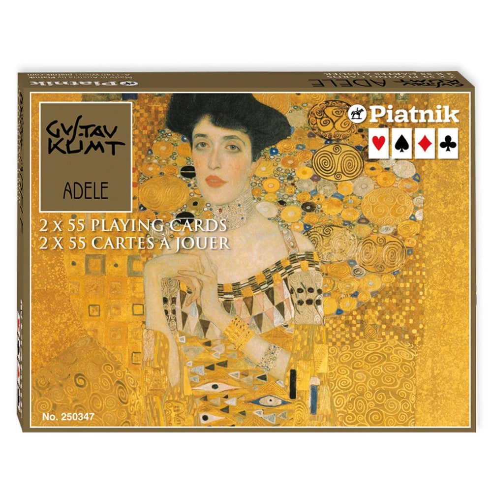 Francia kártya 2x55-ös készlet - Klimt: Adele