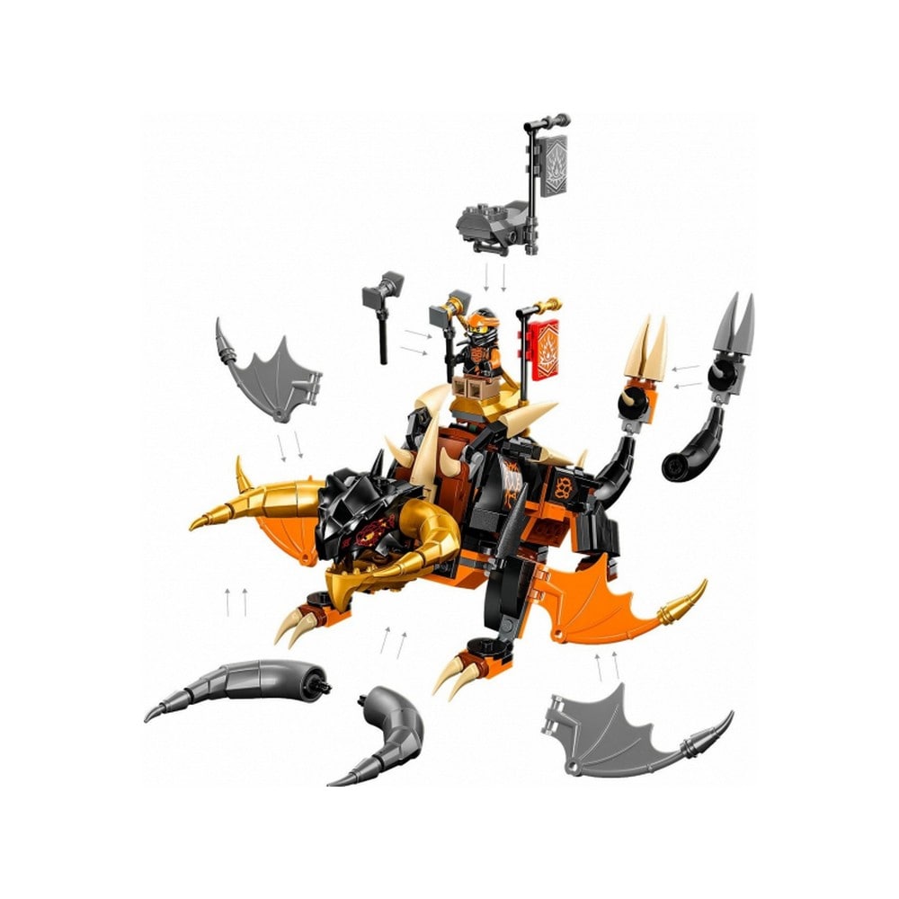 LEGO Ninjago™ Cole EVO földsárkánya 71782 285 darabos