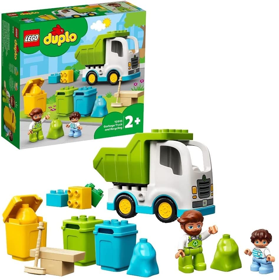 LEGO DUPLO Town Garbage Truck and Recycling 10945 19 darabos