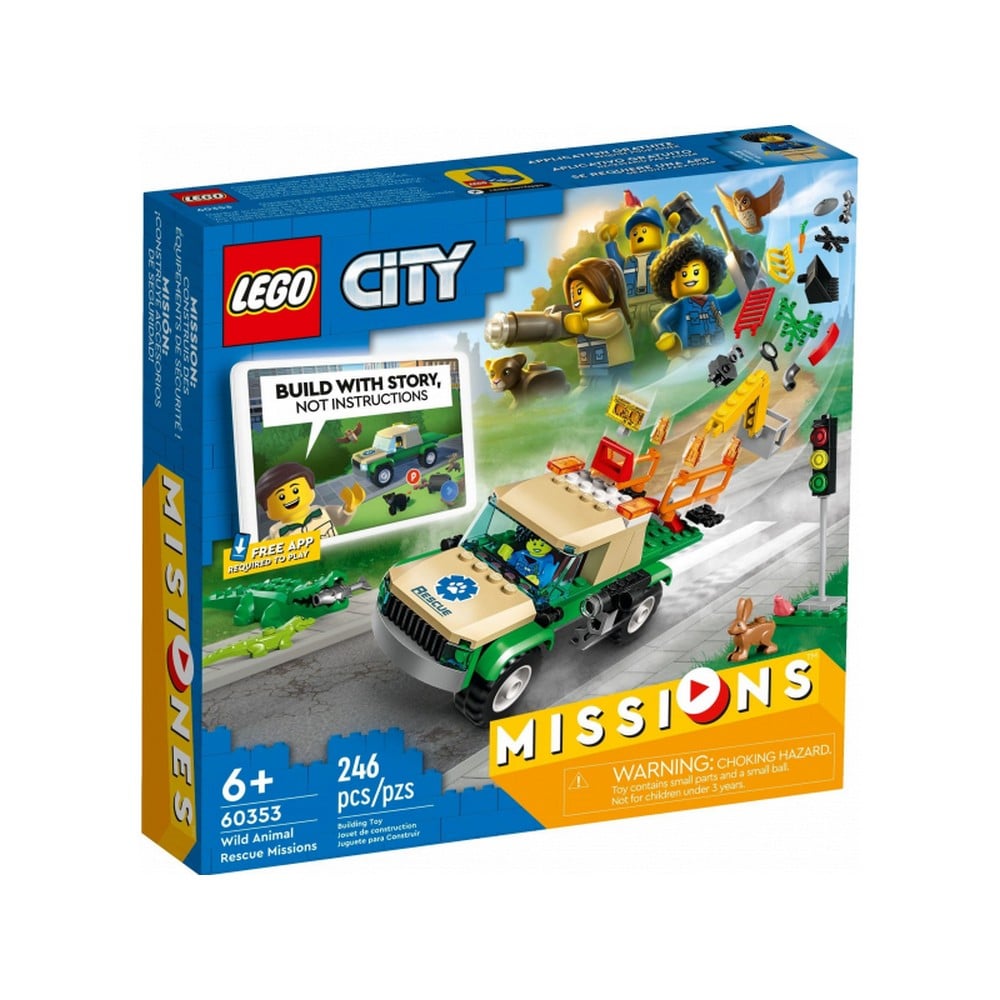 LEGO City Vadállat mentő küldetések 60353 246 darabos