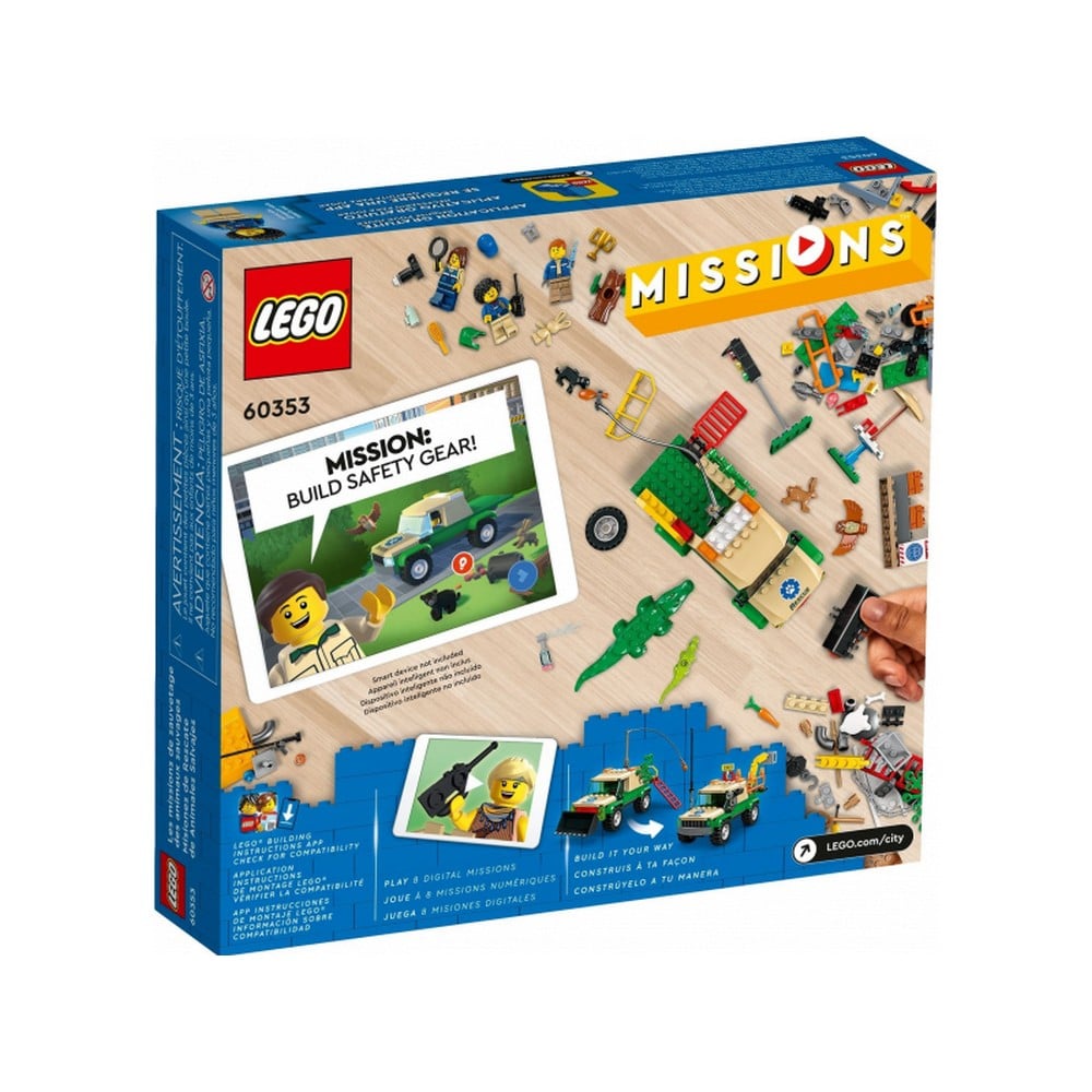 LEGO City Vadállat mentő küldetések 60353 246 darabos