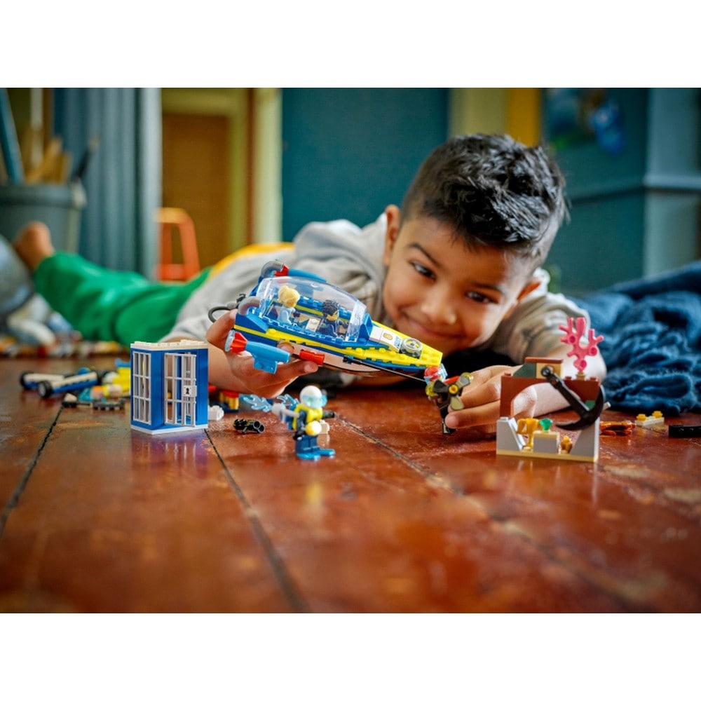 LEGO City Vízirendőrség nyomozói küldetés 60355 278 darabos