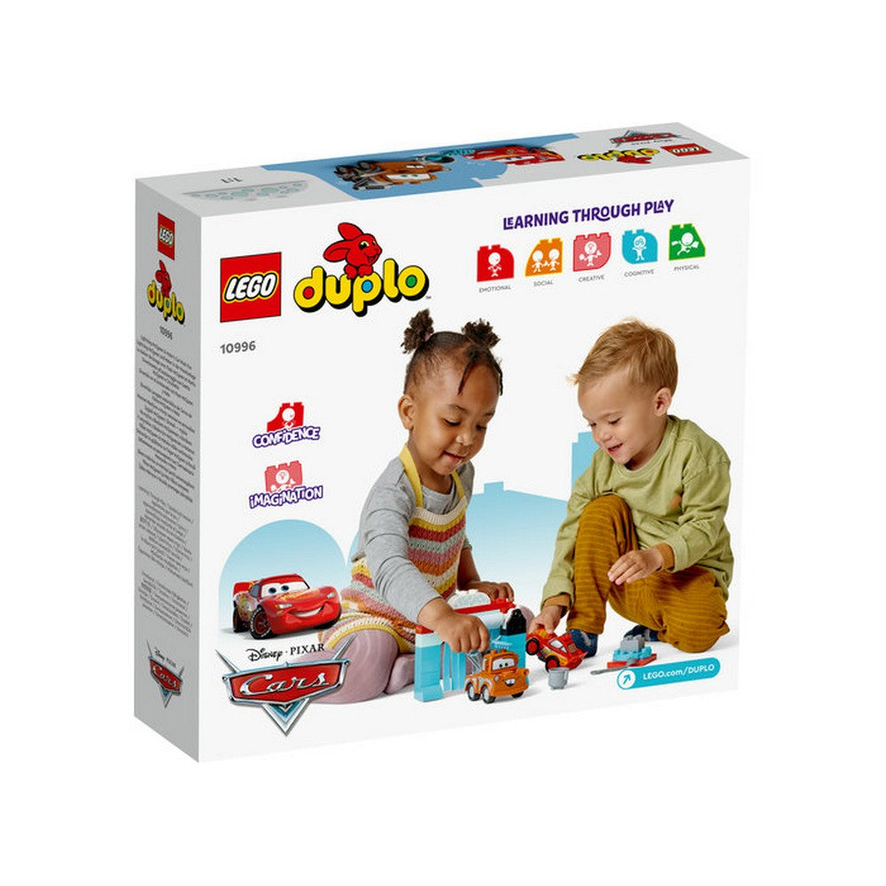 LEGO DUPLO Villám McQueen és Matuka vidám autómosása 10996