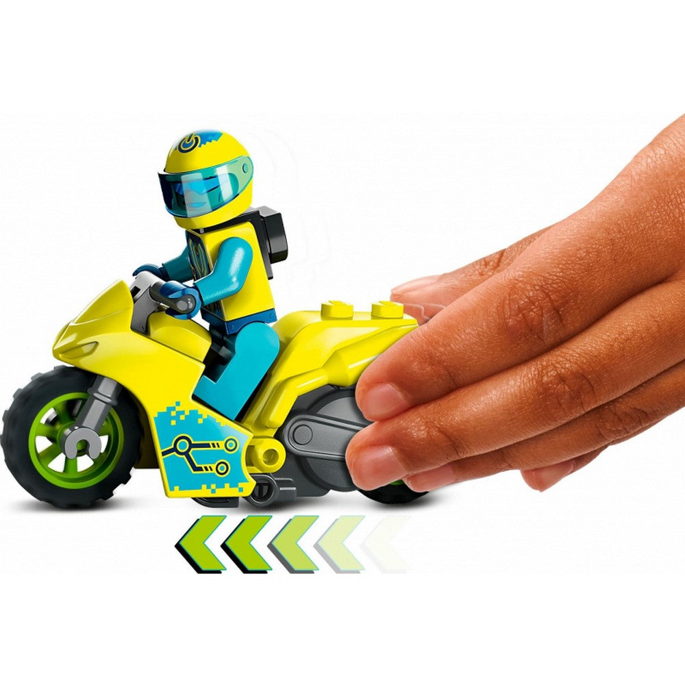 LEGO City Cyber kaszkadőr motorkerékpár 60358 13 darabos