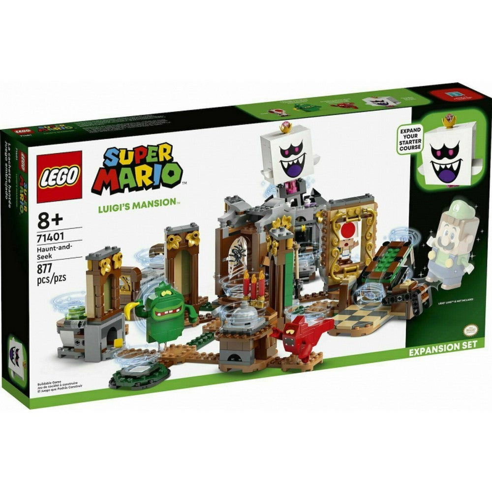 LEGO Super Mario Luigi’s Mansion™ Bújócska kiegészítő készlet 71401 877 darabos
