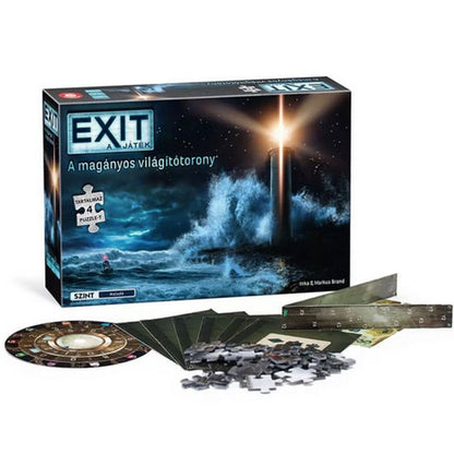 Exit - A magányos világítótorony + puzzle magyar nyelvű társasjáték