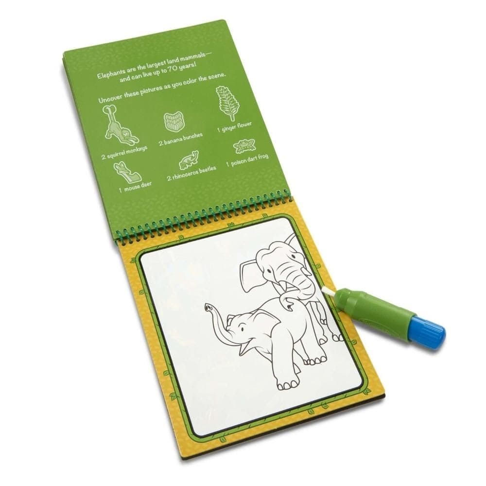 Melissa & Doug Kreatív játék, Rajzolás vízzel, dzsungel Water WOW