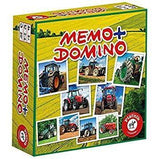 Memo Domino Traktorok többnyelvű társasjáték