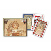 Francia kártya 2x55-ös készlet "Beauty" Alfons Mucha illusztrációival