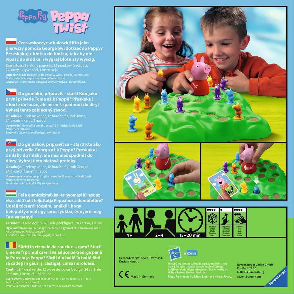 Peppa Pig többnyelvű társasjáték