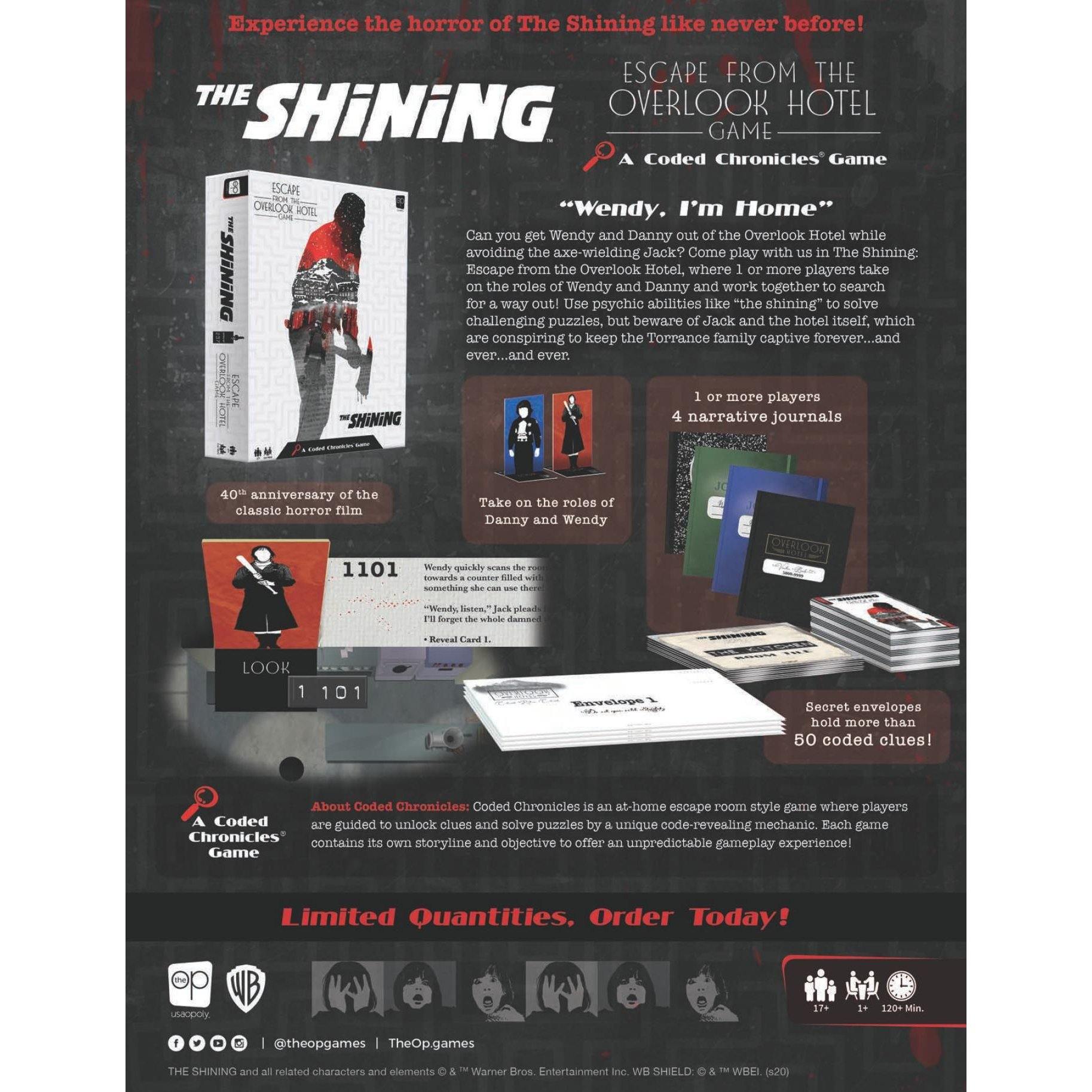 The Shining: Escape from the Overlook Hotel - Játszma.ro - A maradandó élmények boltja